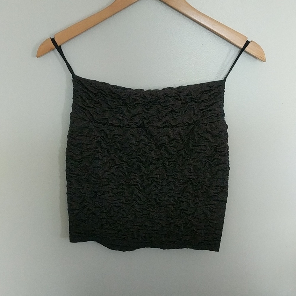 Ruched miniskirt